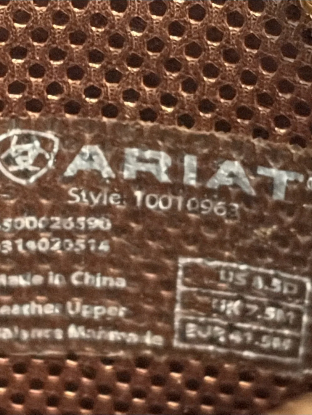 Ariat Men’s Western Square Toe Dark Brown‎ Boots Size 8.5D